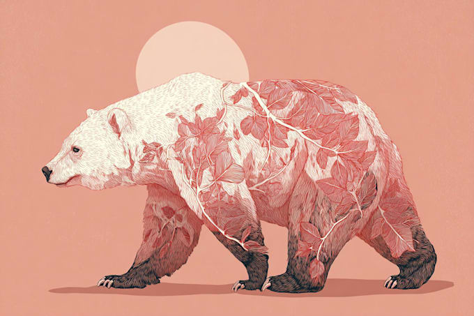create realistic animal illustration