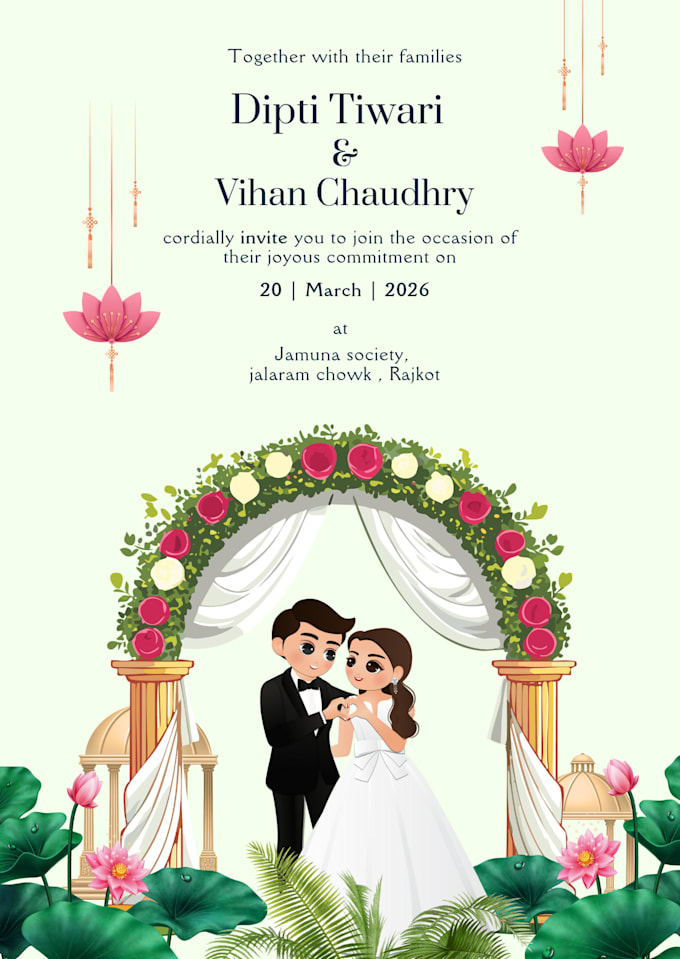 design beautiful digital wedding invitations