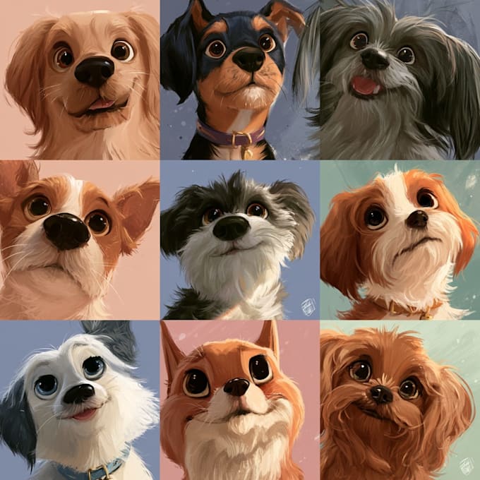 do unique disney pet portrait