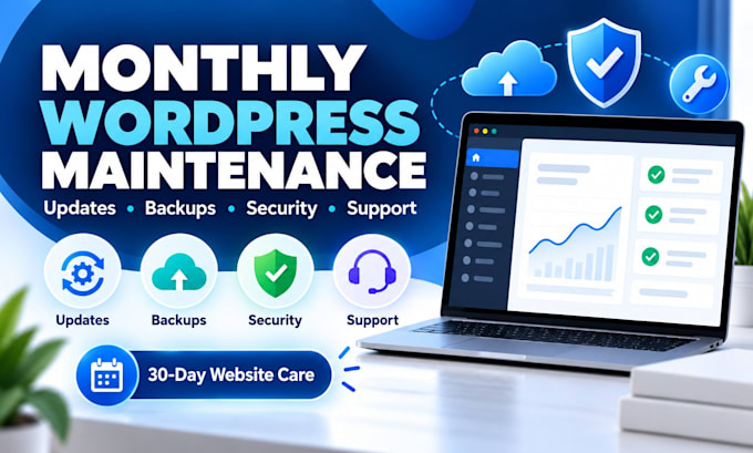 do wordpress website maintenance and monthly support