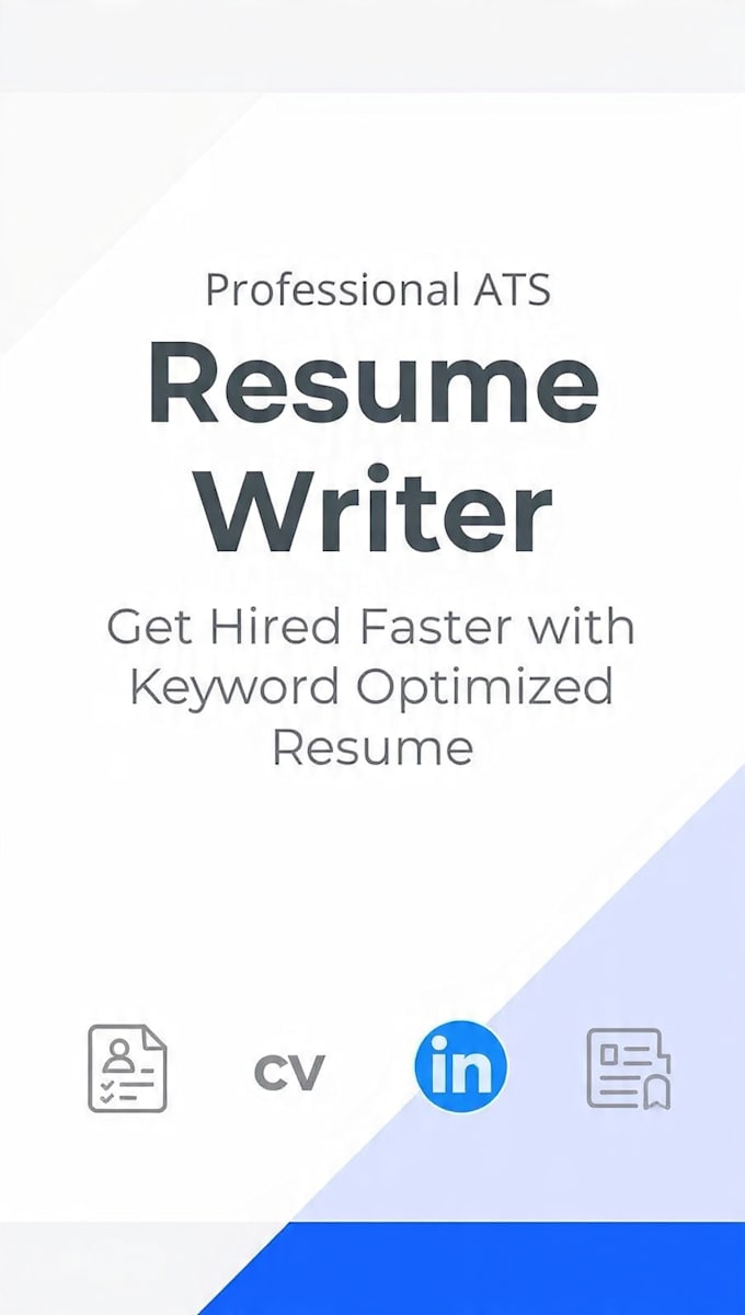 write professional ats resume and CV for job seekers