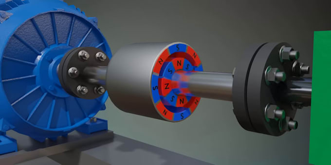 create 3d industrial machinery, manufacturing process, 3d animation