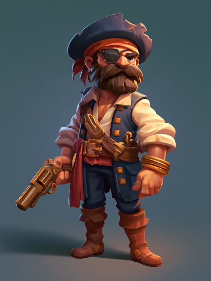 draw 2d game character or 2d game character