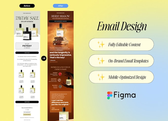 create an email template design