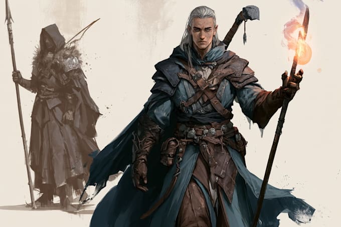 create a custom dnd character art