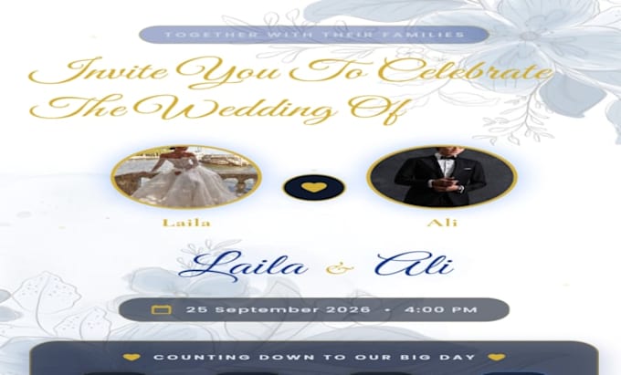 create a custom wedding invitation website