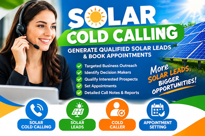 solar cold calling, solar, cold caller, solar leads, appointment settings