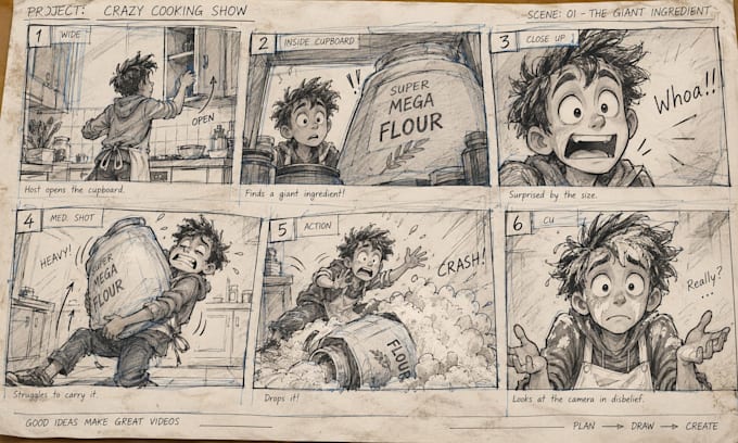 create your youtube animation storyboard