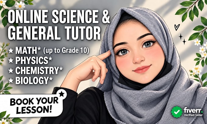 be your online science and general tutor