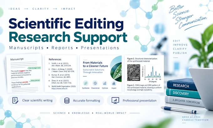 edit scientific writing, analyze data, and create figures