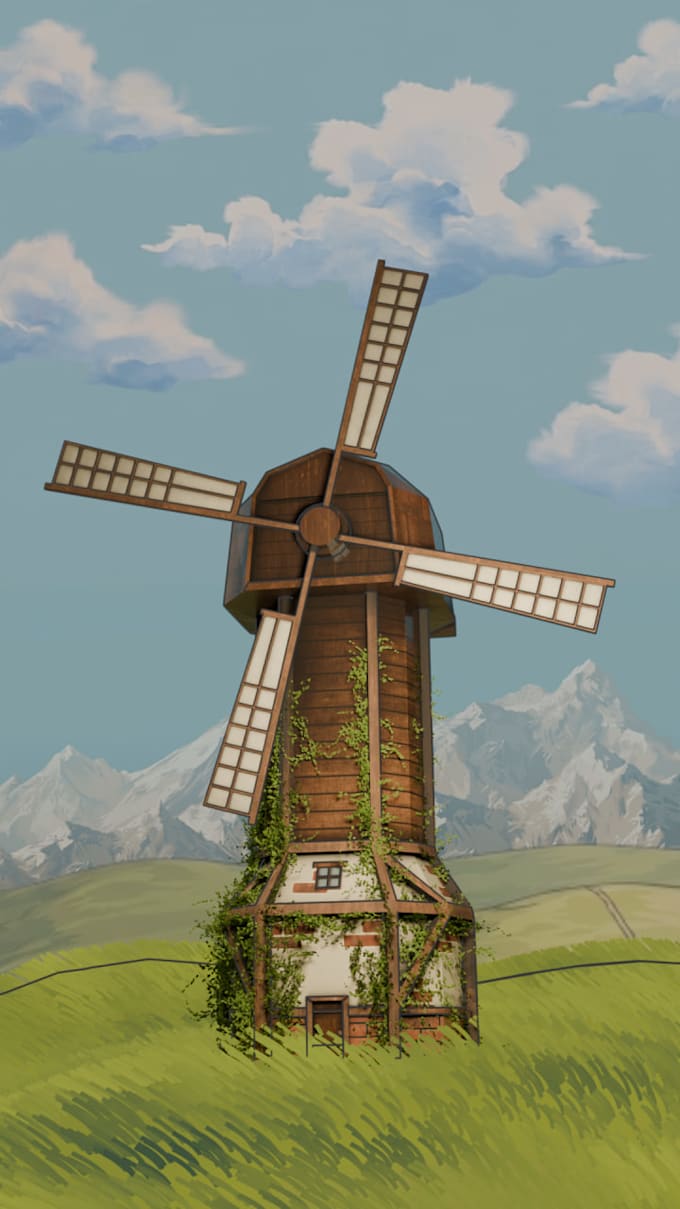create stylized 3d game assets and anime models