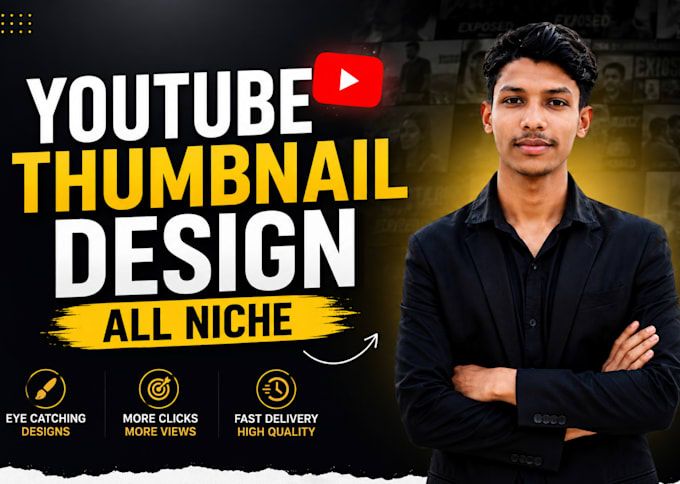 create attractive youtube thumbnails for any niche