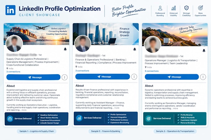optimize your linkedin profile and create a professional CV resume