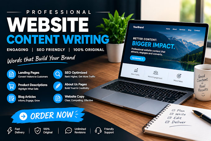 write engaging website content and articles