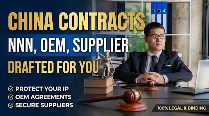 draft china nnn agreement, oem manufacturing contract, or supplier contract
