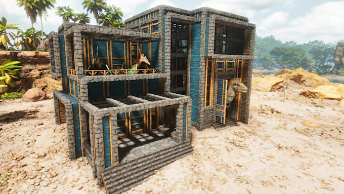 create custom structures and base building mods for ark survival ascended