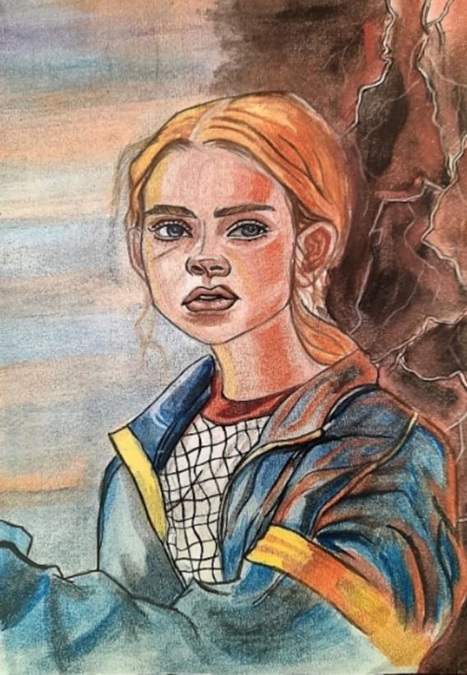 create custom traditional art and hand drawn illustrations