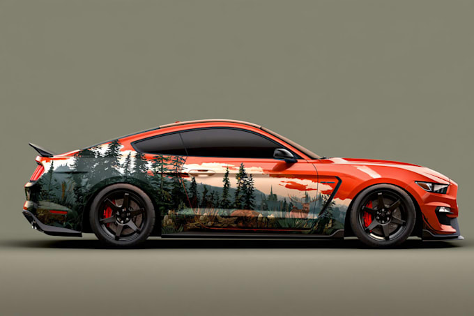 car wrap vehicle wrap truck wrap racing car wrap