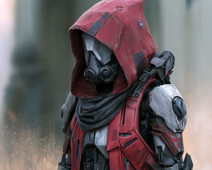 design sci fi characters with unique costumes