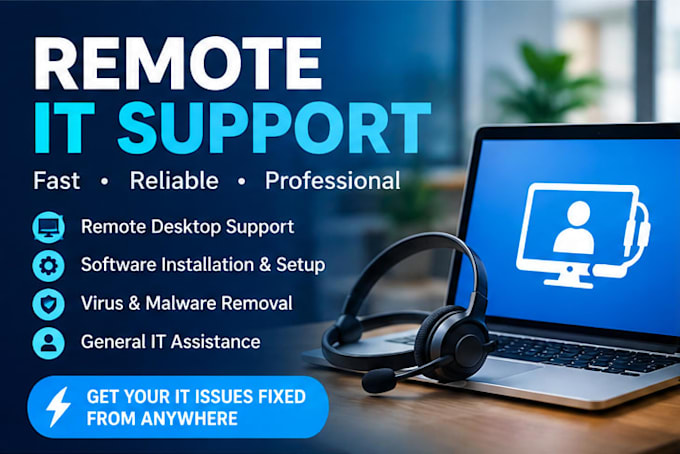 provide remote IT support and windows server troubleshooting