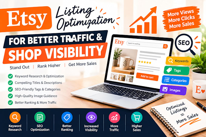 etsy listing optimization for better traffic and shop visibility
