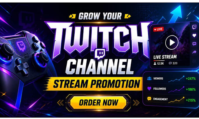 promote twitch live stream through embedding to boost twitch live viewers
