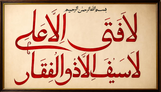 create modern and elegant persian arabic calligraphy