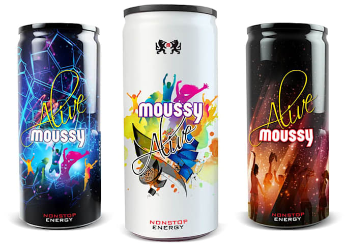 create unique energy drink labels design for your brand