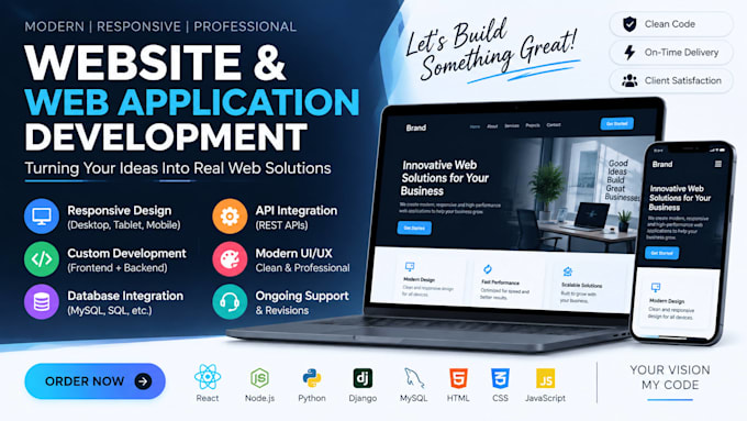 develop custom software and web applications
