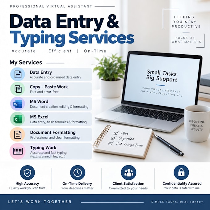 do accurate data entry, typing and copypaste work