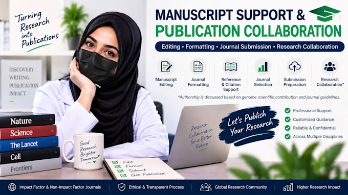 provide article writing and journal publication support