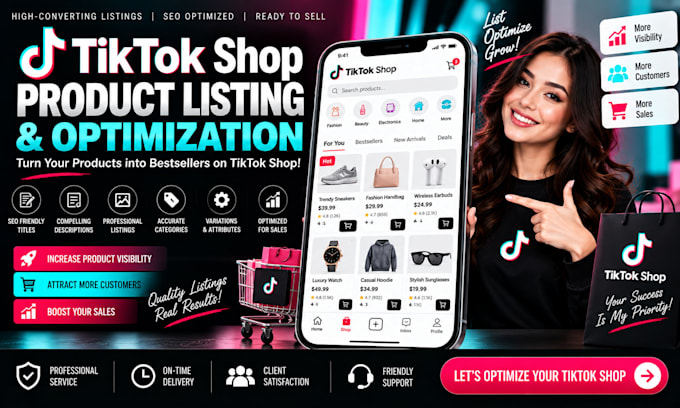upload and optimize your tiktok shop product listings