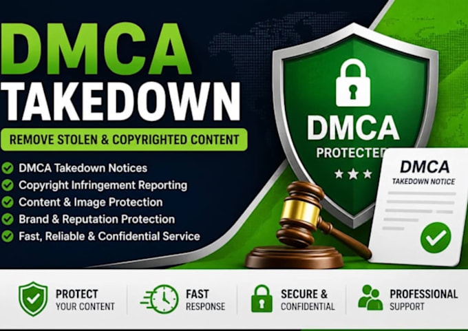 send dmca takedown to remove copyright content