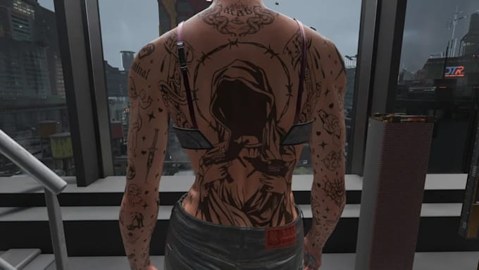 develop fivem custom ped, fivem clothing tattoo, chain