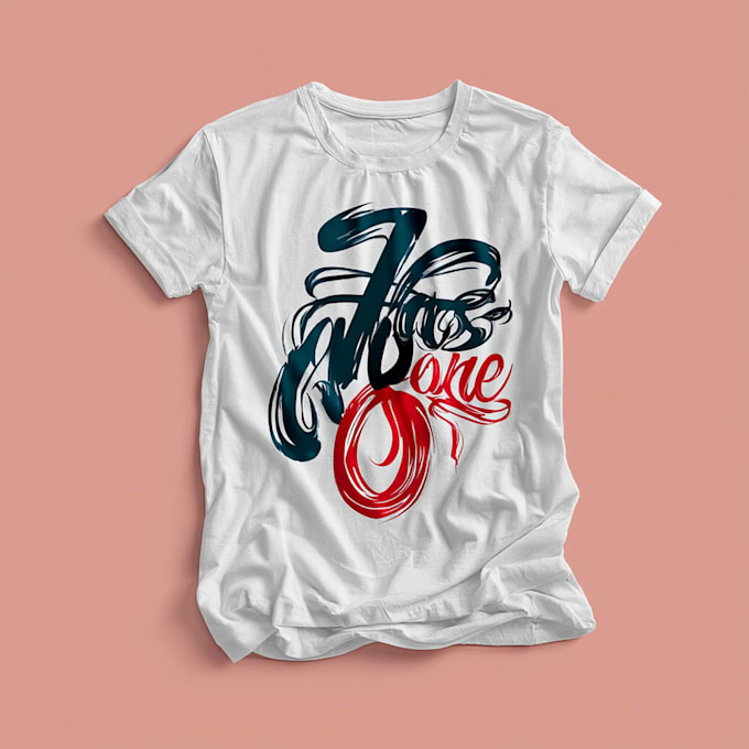 design a creative typography and graphic t shirt design