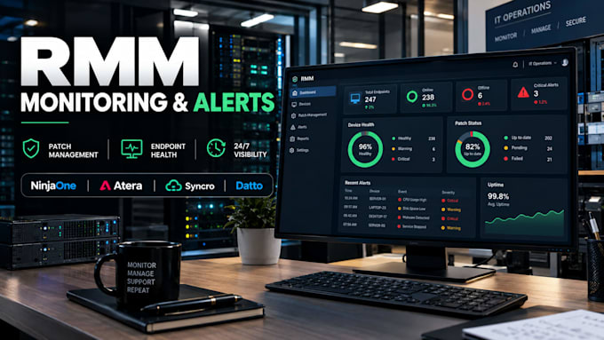 automate rmm scripts patching and remediation with ninjaone atera syncro datto