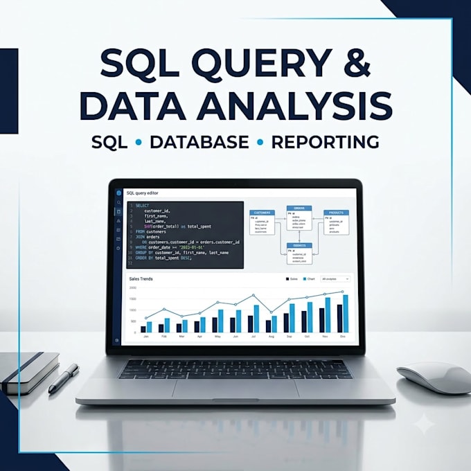 write sql queries and analyze your database data