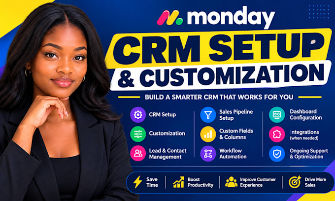 setup and customize your monday CRM for your bussiness