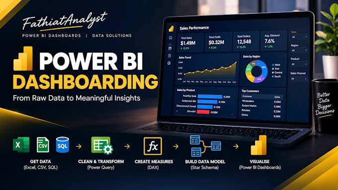 build power bi dashboards with dax and data modeling