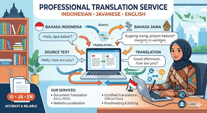 translate for indonesian bahasa and javanese