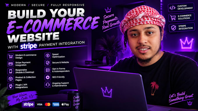 build a ecommerce website with stripe payment integration