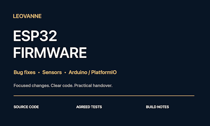 fix and customize esp32 firmware for your sensor project