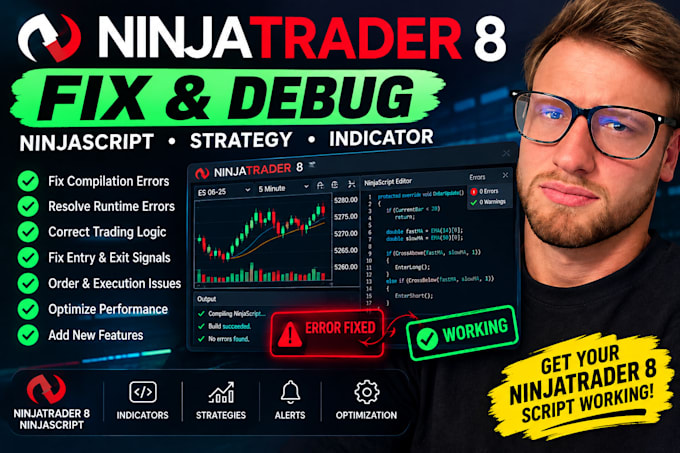 ix ninjatrader 8 ninjascript errors bugs strategy indicator