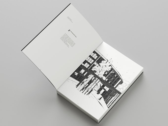 create a professional architecture portfolio template