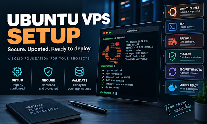 setup and secure your ubuntu vps server