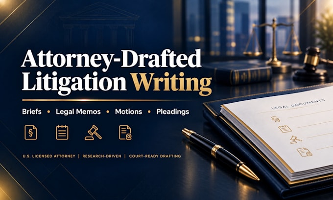 draft winning litigation motions and supporting memoranda