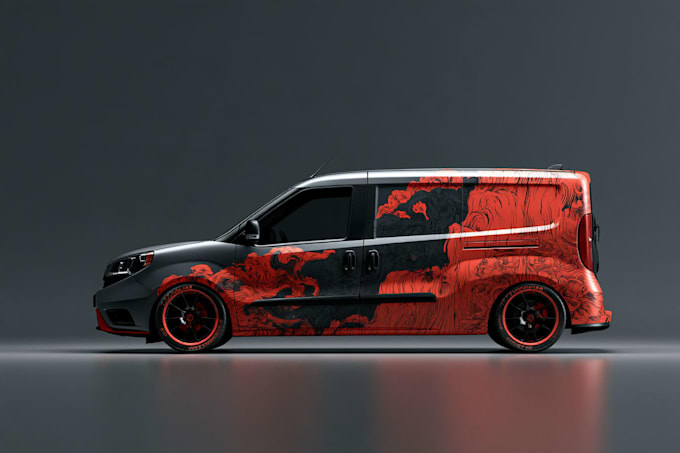 creative vehicle wrap, car wrap,