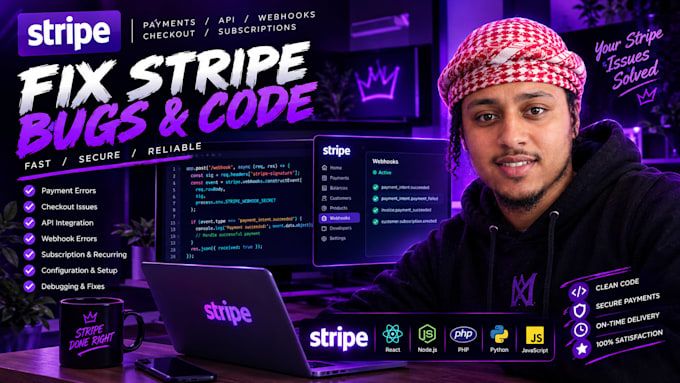 stripe payment bugs, API, webhooks and checkout issues