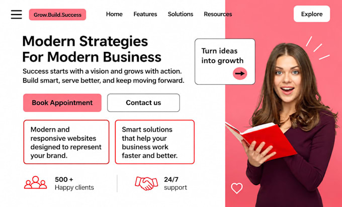 design a clean modern UI UX website or mobile app in figma