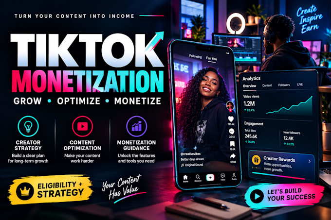 optimize your tiktok for monetization and creator growth